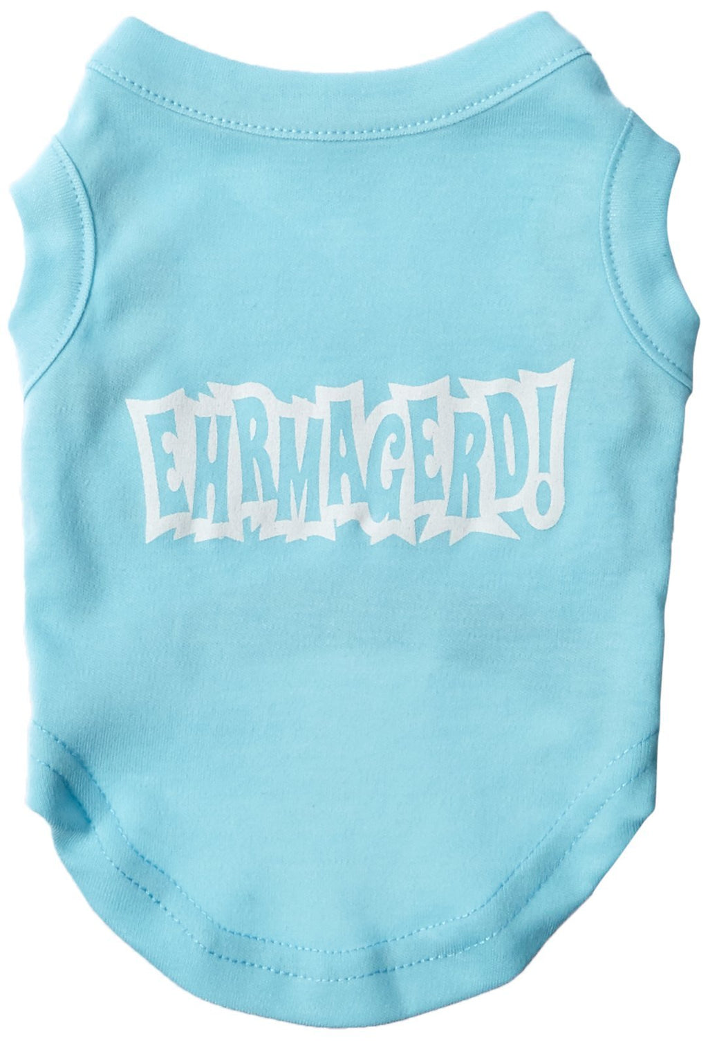 [Australia] - Mirage Pet Products Ehrmagerd Screen Print Shirt Aqua Sm (10) 