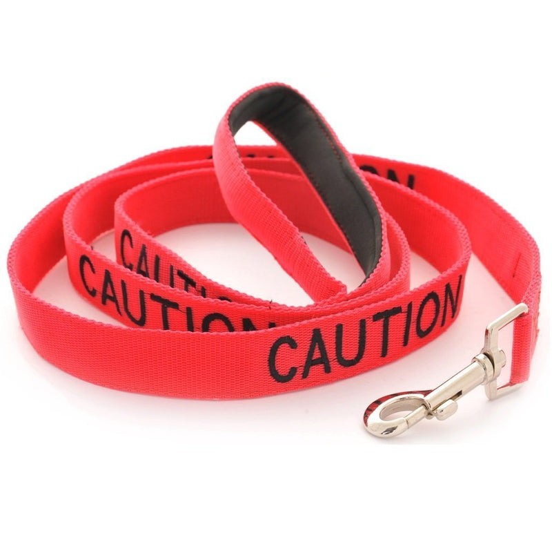 [Australia] - CAUTION Dexil Friendly Dog Collars Color Coded Dog Accident Prevention Leash 4ft/1.2m Prevents Dog Accidents By Letting Others Know Your Dog In Advance Award Winning 