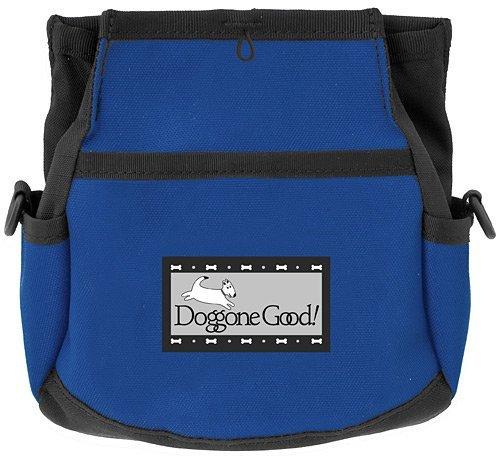 [Australia] - Rapid Rewards Deluxe Dog Training Bag with Belt by Doggone Good! (Blue) 