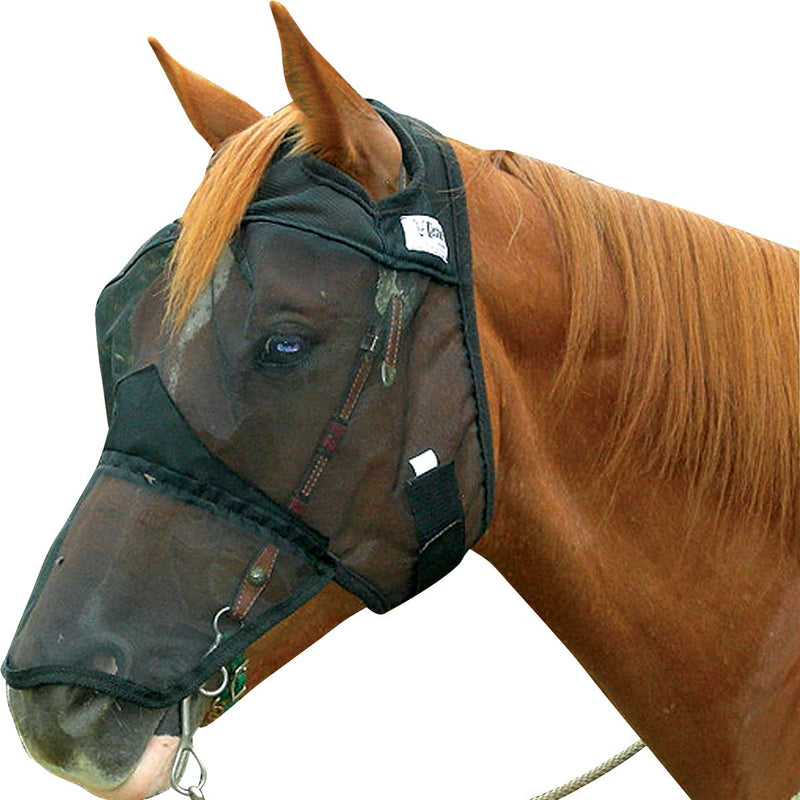 Cashel Quiet Ride Standard Long Nose Fly Mask Qh - Arab - Cob Horse - PawsPlanet Australia