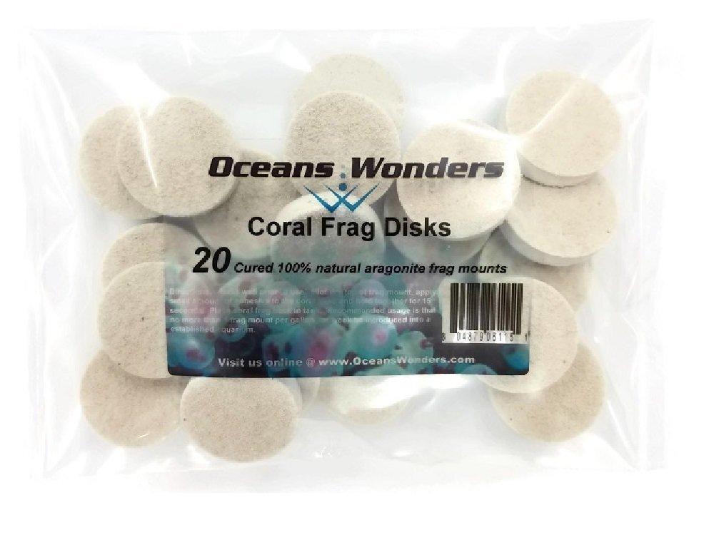 [Australia] - Oceans Wonders 20-Piece Coral Frag Disks 