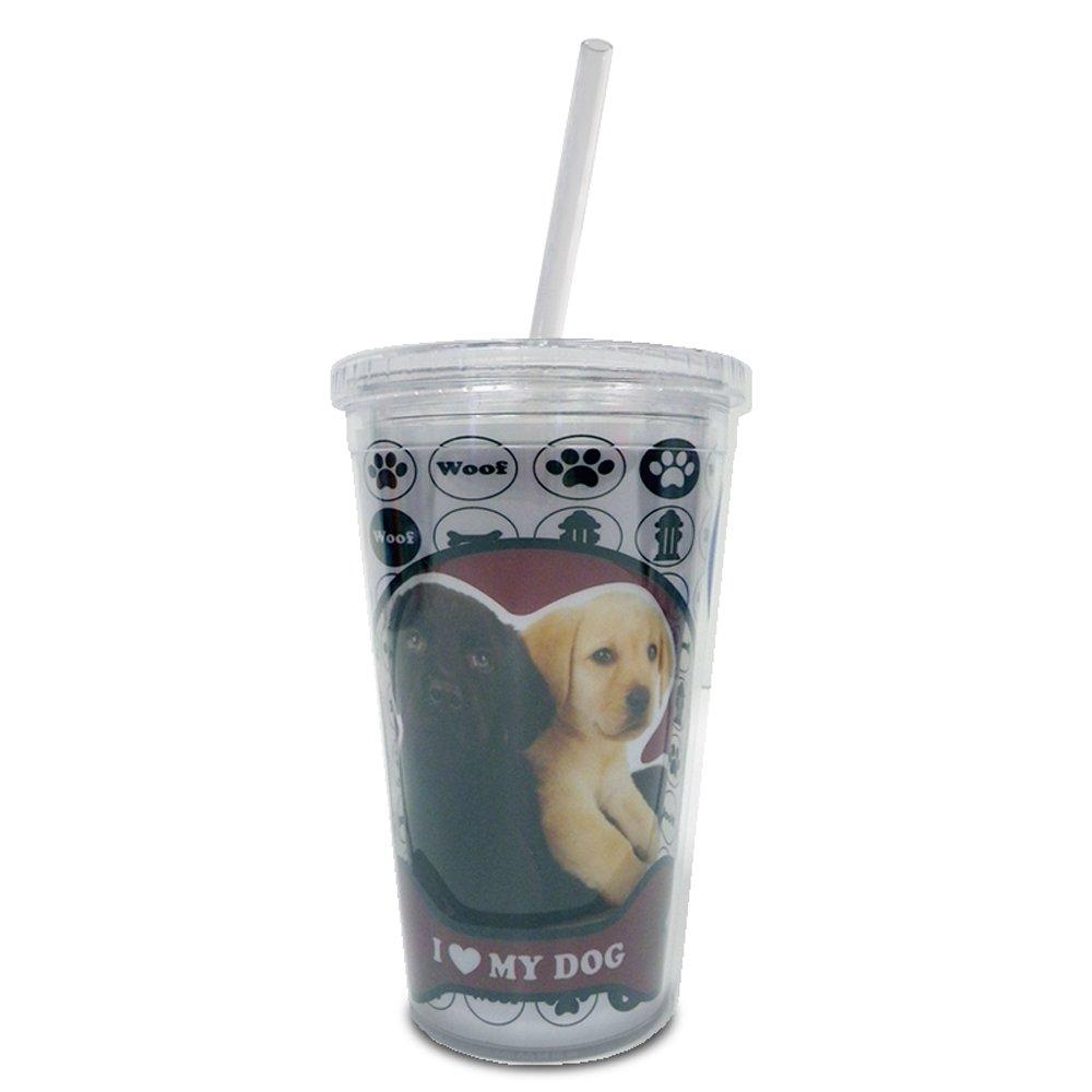 [Australia] - Little Gifts 3D Double Wall Plastic Drinking Cup, You Had Me at Woof, 16-Ounce 