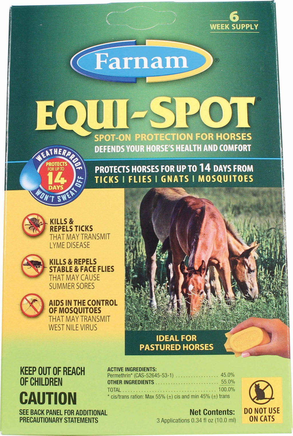 Equi Spot Spot-On Fly Control for Horses - PawsPlanet Australia