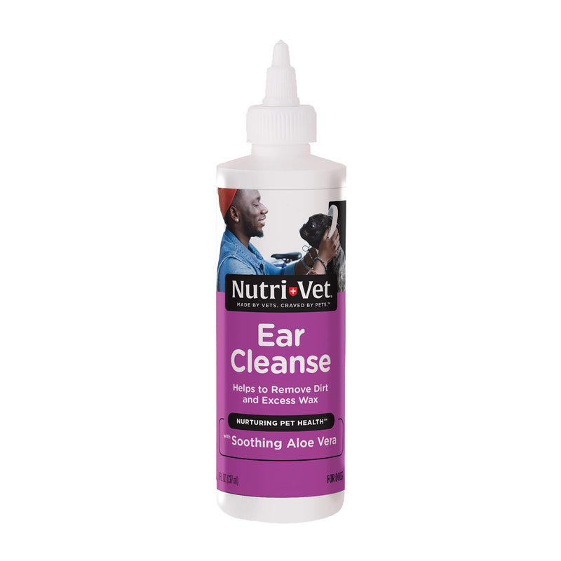 Nutri-Vet Ear Cleanse for Dogs | Cleans & Deodorizes | 8 Ounces - PawsPlanet Australia