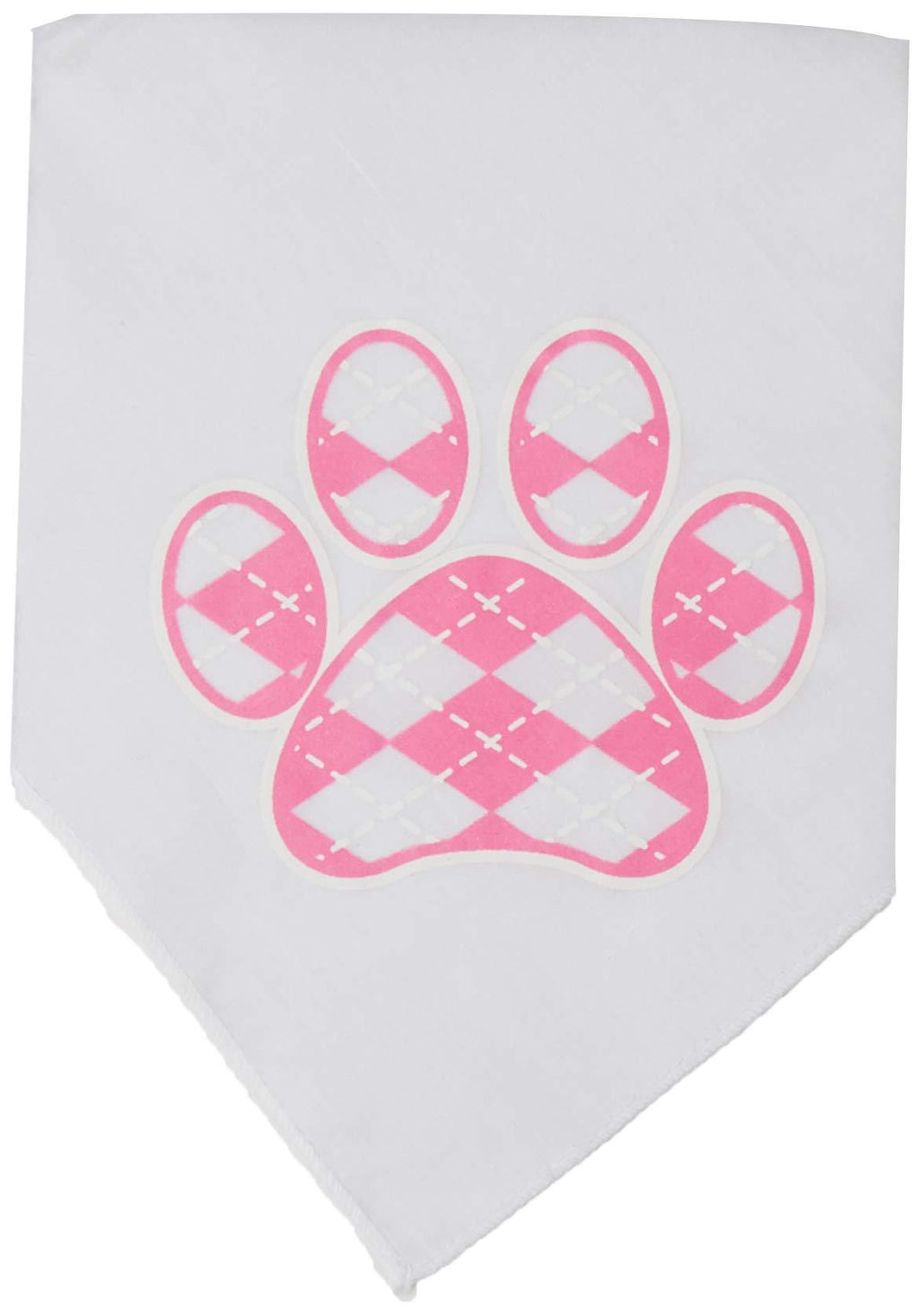 [Australia] - Screen Print Dog Pet Puppy Bandanas Small White 