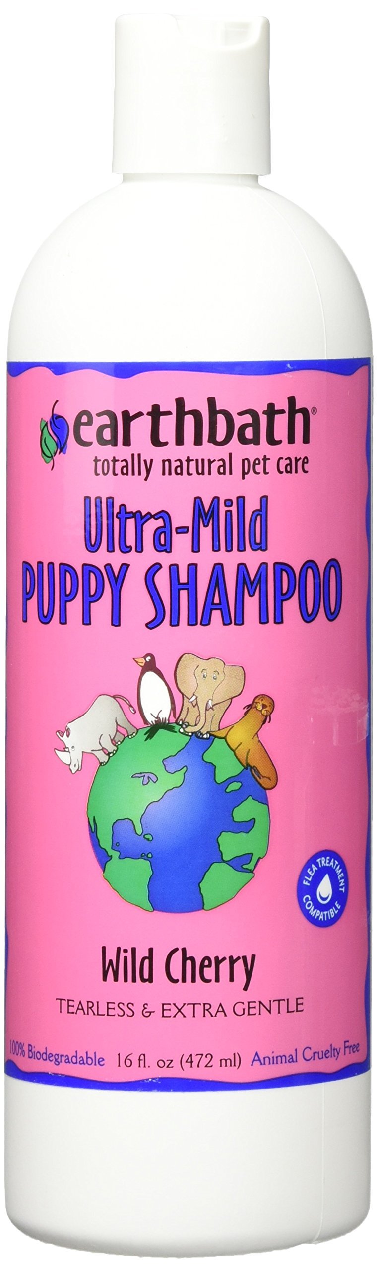 [Australia] - Earthbath Totally Natural Pet Shampoo, Puppy shampoo, 16 oz, Wild Cherry 