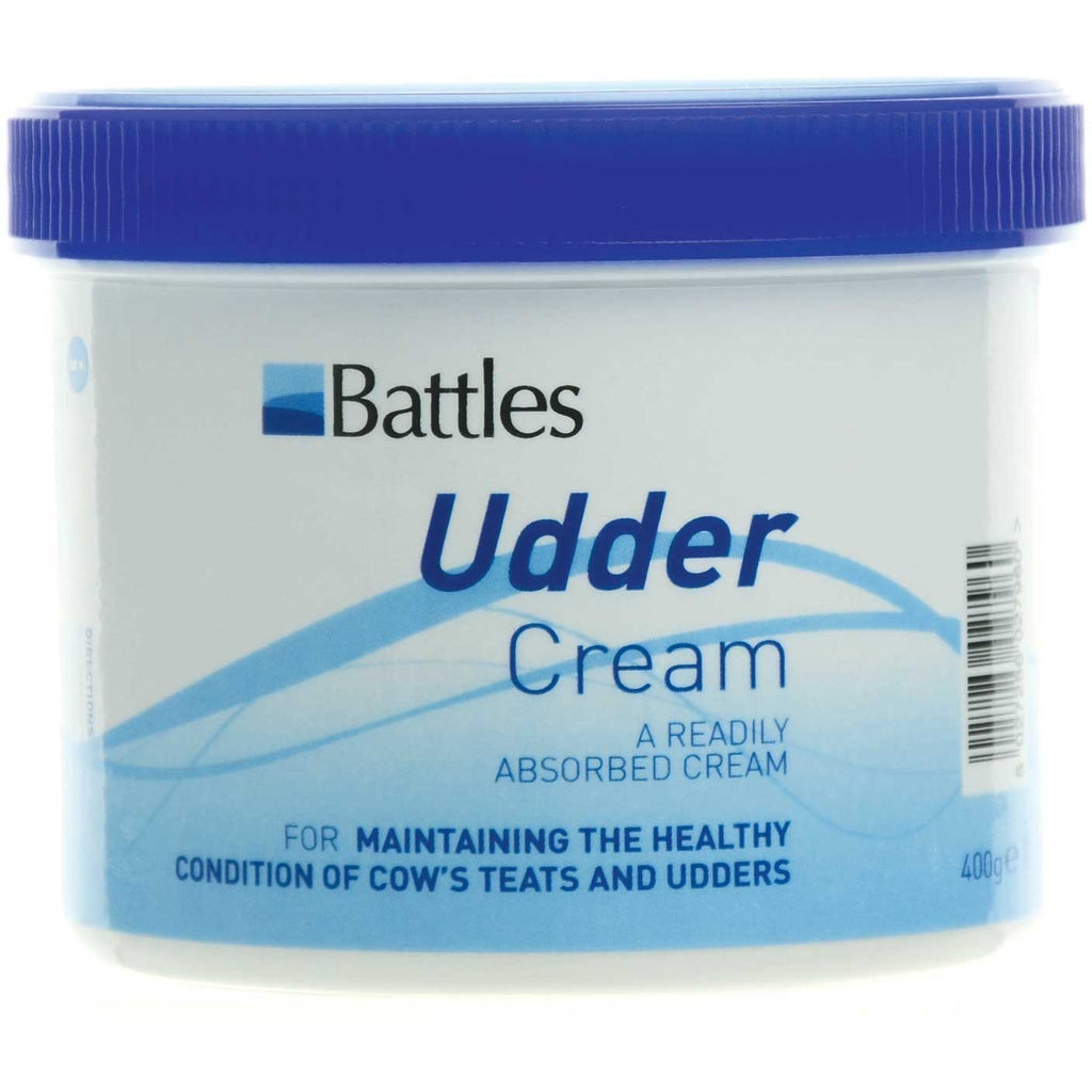 Battles cream The Original Udder Cream - White, 400g 400 g (Pack of 1) - PawsPlanet Australia