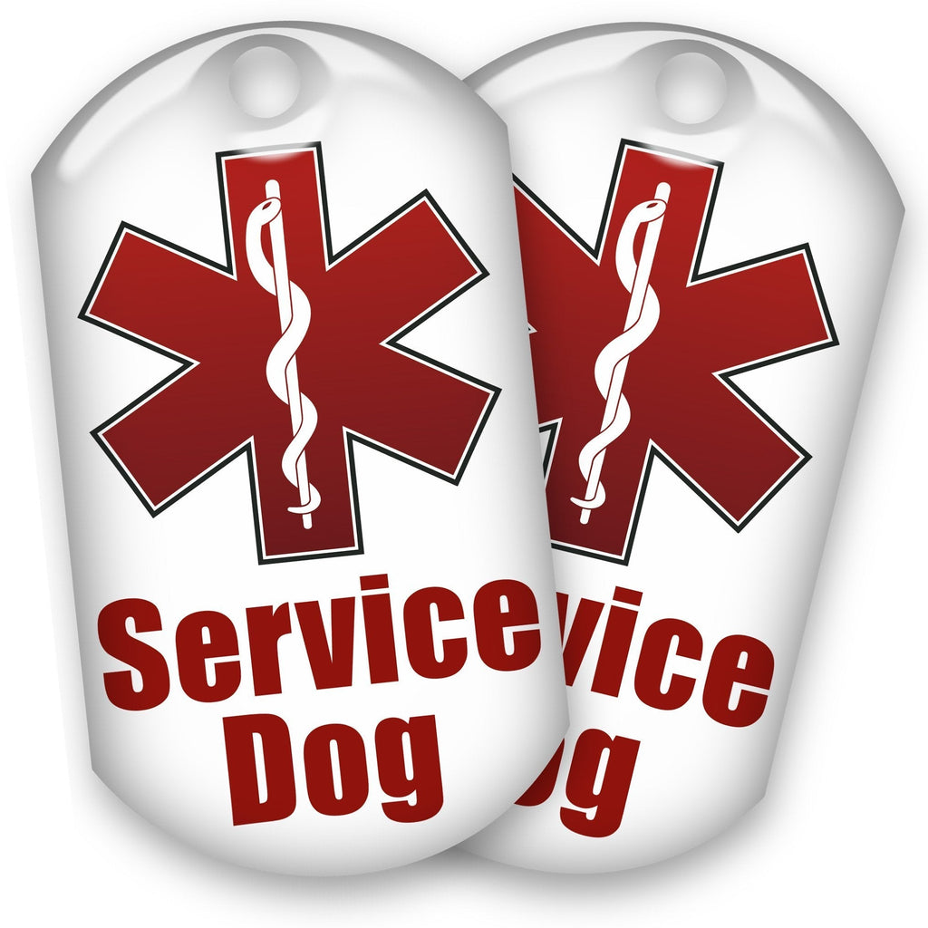 [Australia] - barkOutfitters 2 Service Dog ID Tags - 1 