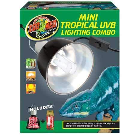 [Australia] - Zoo Med Mini Tropical UVB Lighting Single Combo 100 W / 6 IN 