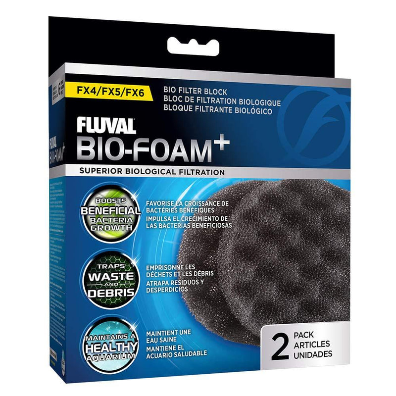[Australia] - 2-Piece Bio-Foam Pad for Fluval FX5/FX6 Aquarium Filter 