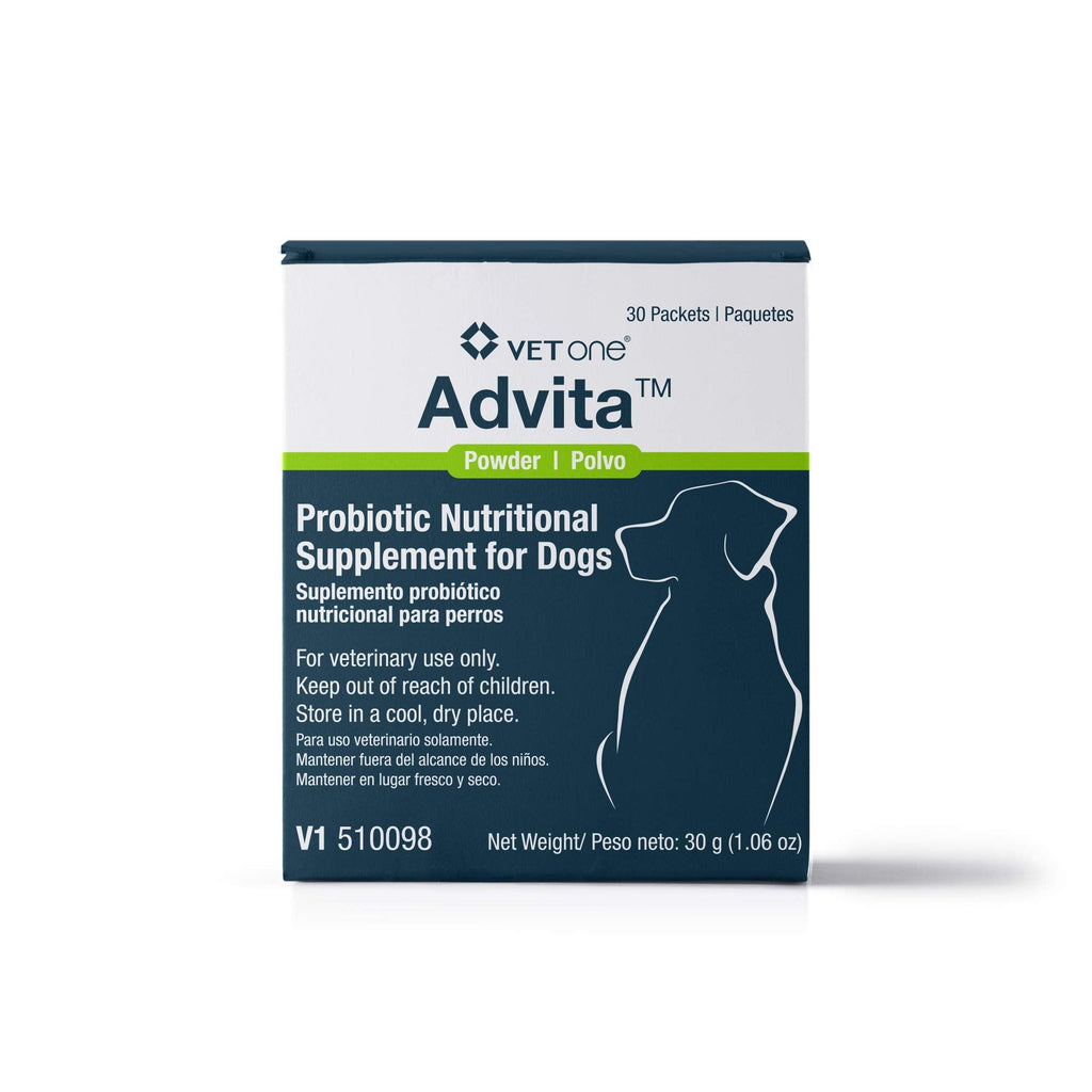 VetOne Advita Probiotic Nutritional Supplement for Dogs - 30, 1 g Packets - PawsPlanet Australia