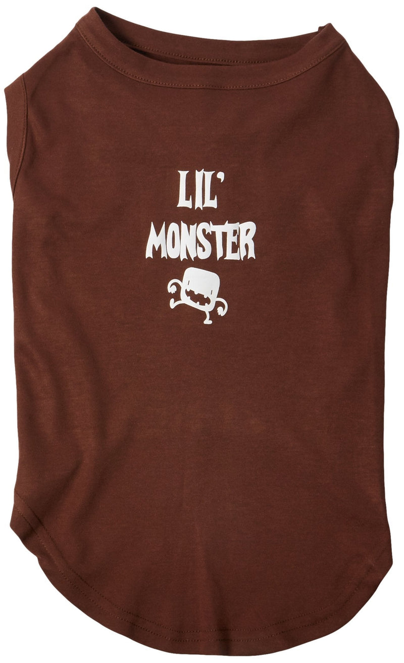 [Australia] - Mirage Pet Products Lil Monster Screen Print Shirts Brown XXL (18) 