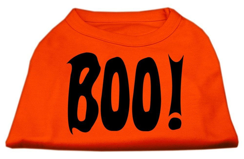 [Australia] - Mirage Pet Products Boo! Screen Print Shirts Orange XS (8) 
