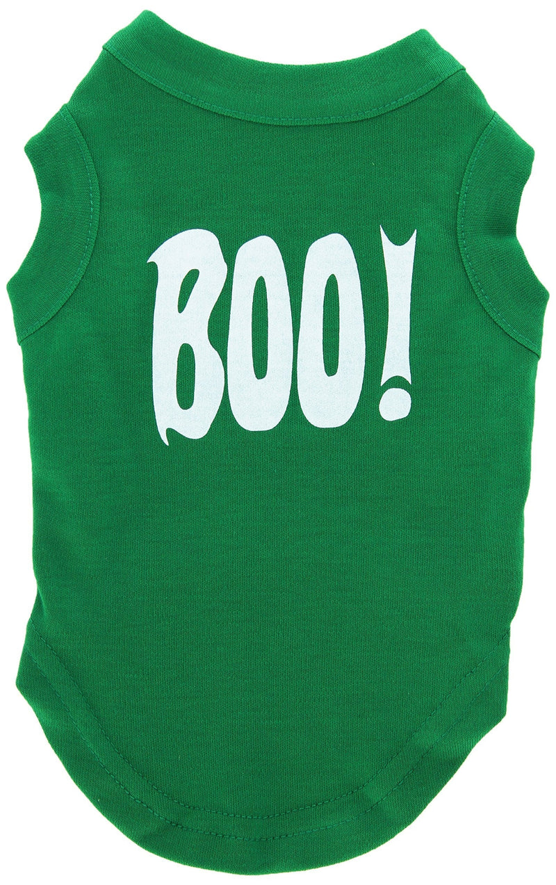 [Australia] - Mirage Pet Products Boo! Screen Print Shirts Emerald Green Sm (10) 