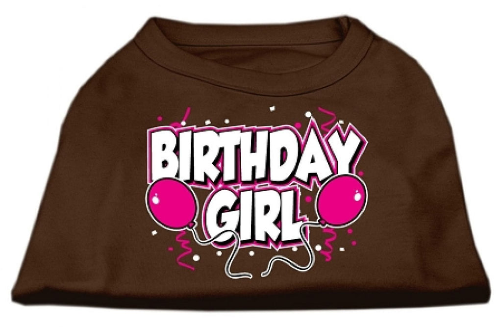 [Australia] - Mirage Pet Products 20-Inch Birthday Screen Print Shirts, 3X-Large Brown Girl Screen Print 