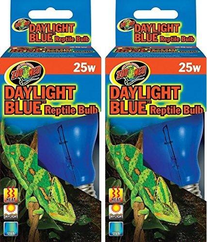 [Australia] - Zoo Med Daylight Blue Reptile Bulb (Set of 2) Watt: 25 Watts 