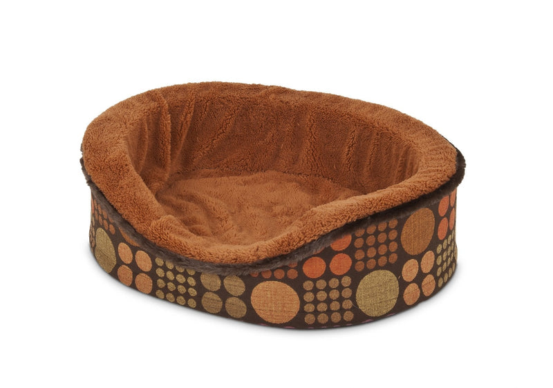 [Australia] - Petmate 80139 Fashion Lounger for Pets, 18 by 14 by 5-Inch, Assorted Plush/Suede 