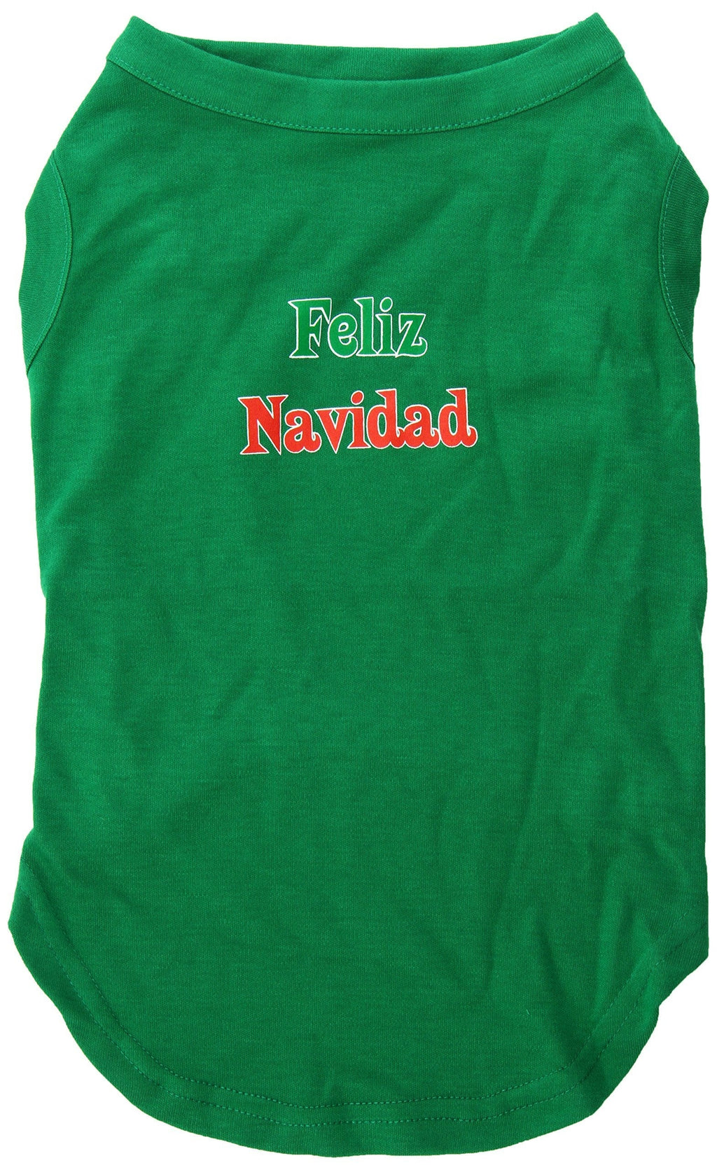 [Australia] - Mirage Pet Products 16-Inch Feliz Navidad Screen Print Shirts for Pets, X-Large, Emerald Green 