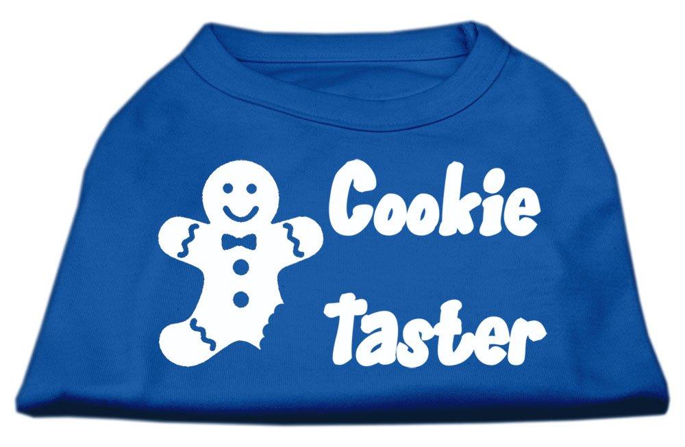 [Australia] - Mirage Pet Products 10-Inch Cookie Taster Screen Print Shirts for Pets, Small, Blue 