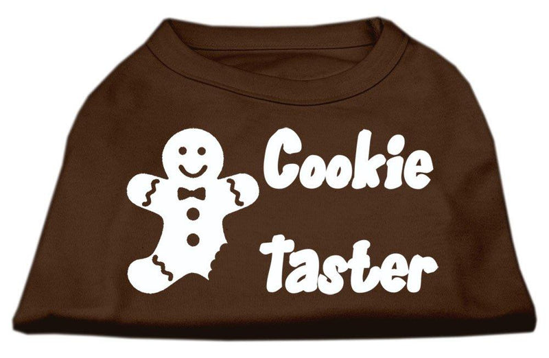 [Australia] - Mirage Pet Products 16-Inch Cookie Taster Screen Print Shirts for Pets, X-Large, Brown 