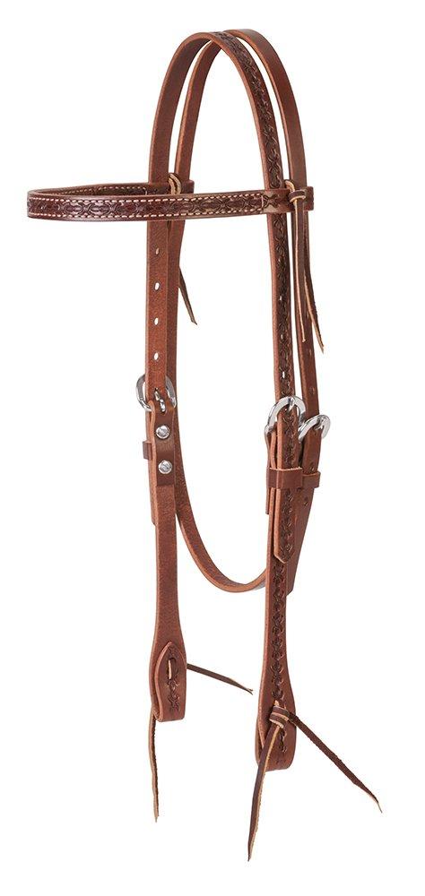 Weaver Leather Barbed Wire Collection Browband Headstall - PawsPlanet Australia