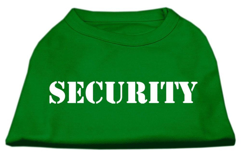 [Australia] - Mirage Pet Products 14-Inch Security Screen Print Shirts for Pets, Large, Emerald Green 