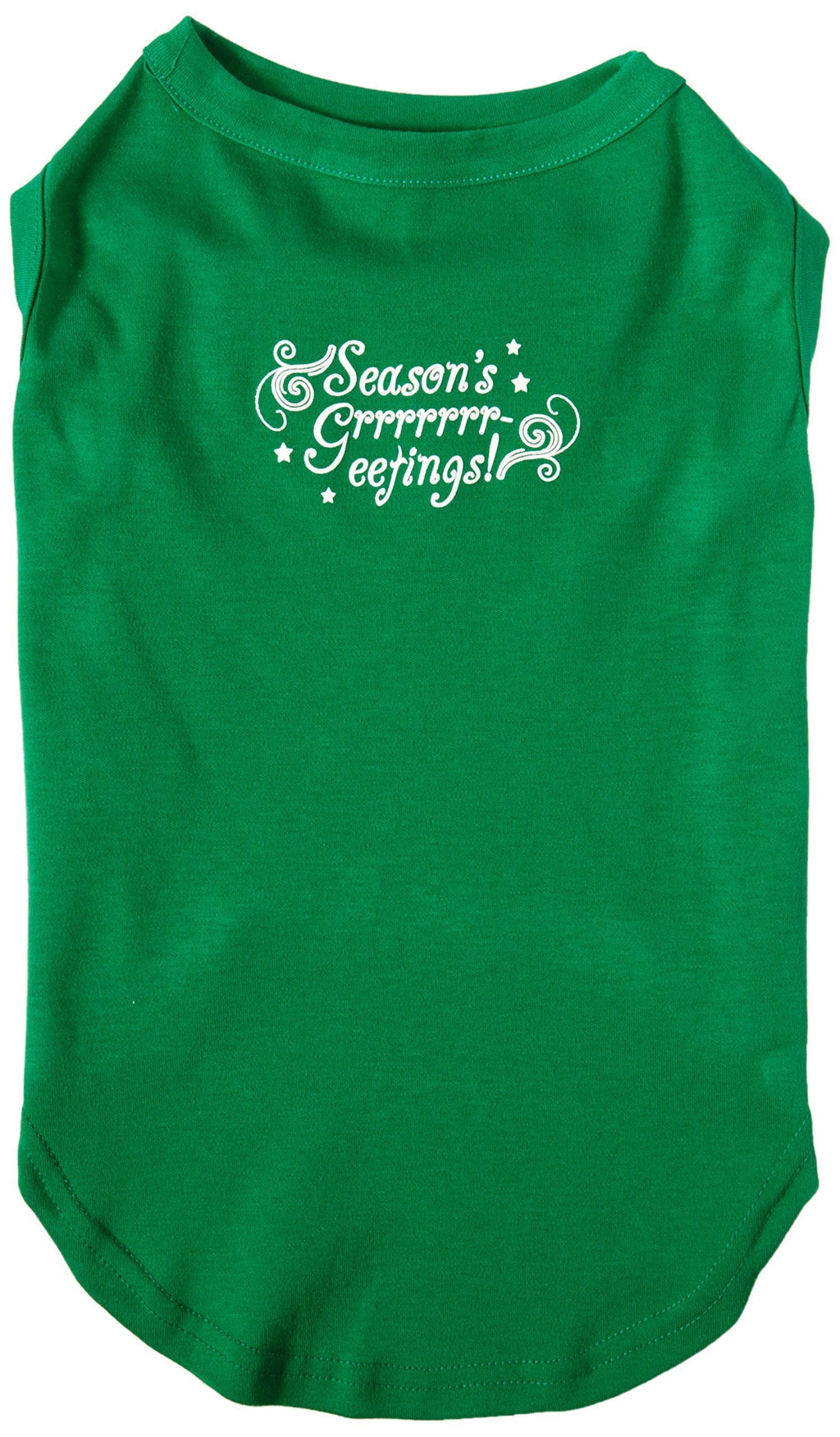 [Australia] - Mirage Pet Products 18-Inch Seasons Greetings Screen Print Shirts for Pets, XX-Large, Emerald Green 