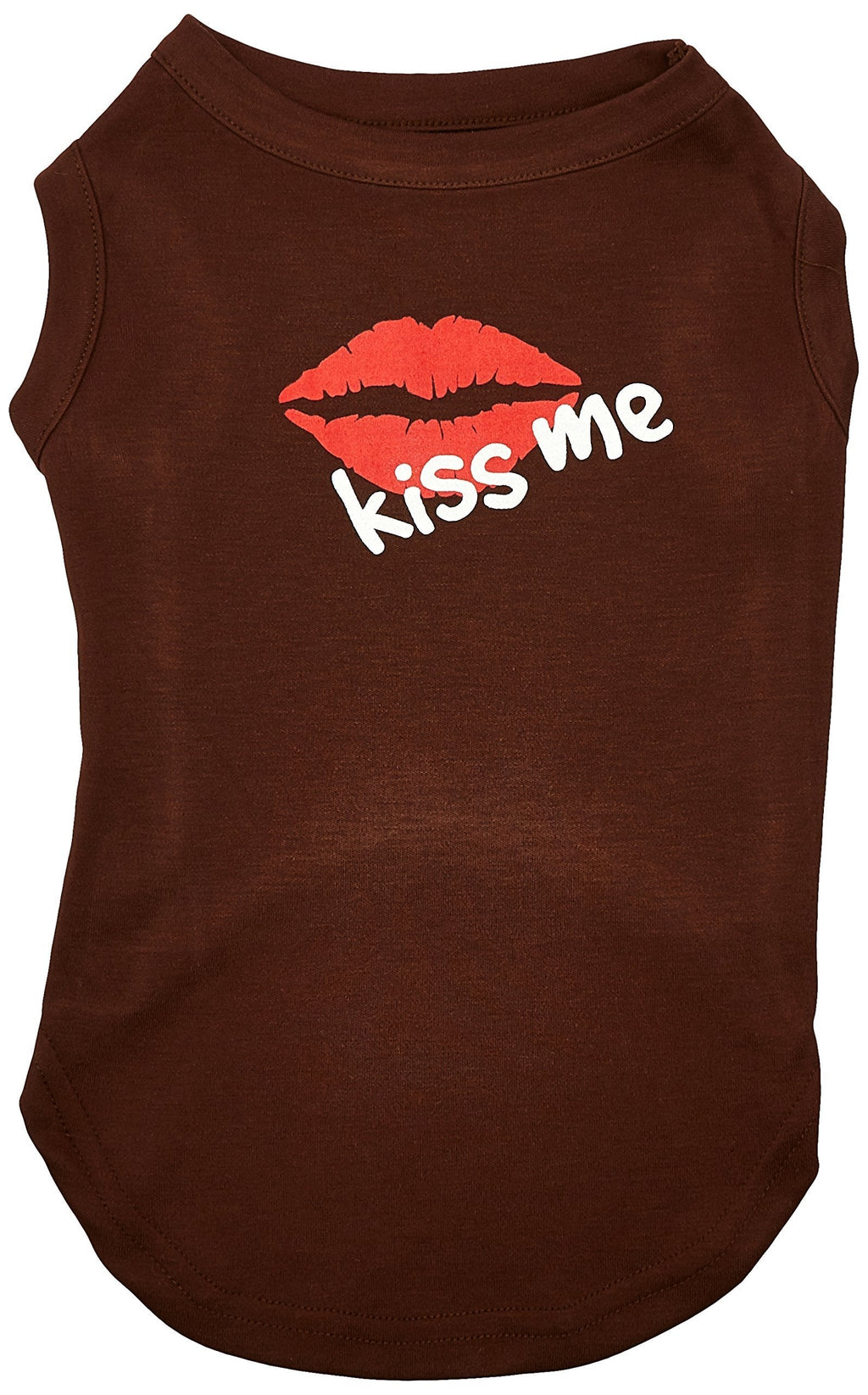 [Australia] - Mirage Pet Products 16-Inch Kiss Me I'm Irish Screen Print Shirt for Pets, X-Large, Brown 