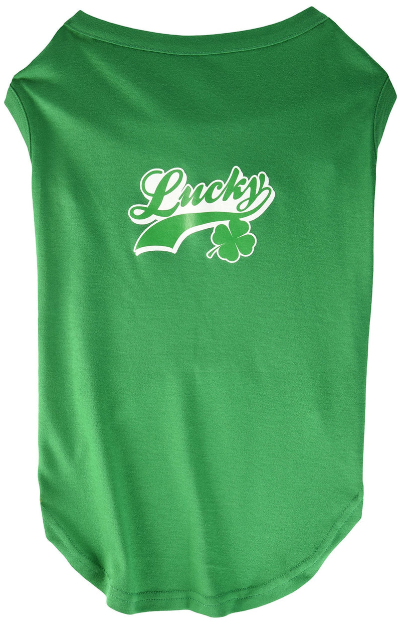 [Australia] - Mirage Pet Products 20-Inch Lucky Swoosh Screen Print Shirt for Pets, 3X-Large, Emerald Green 