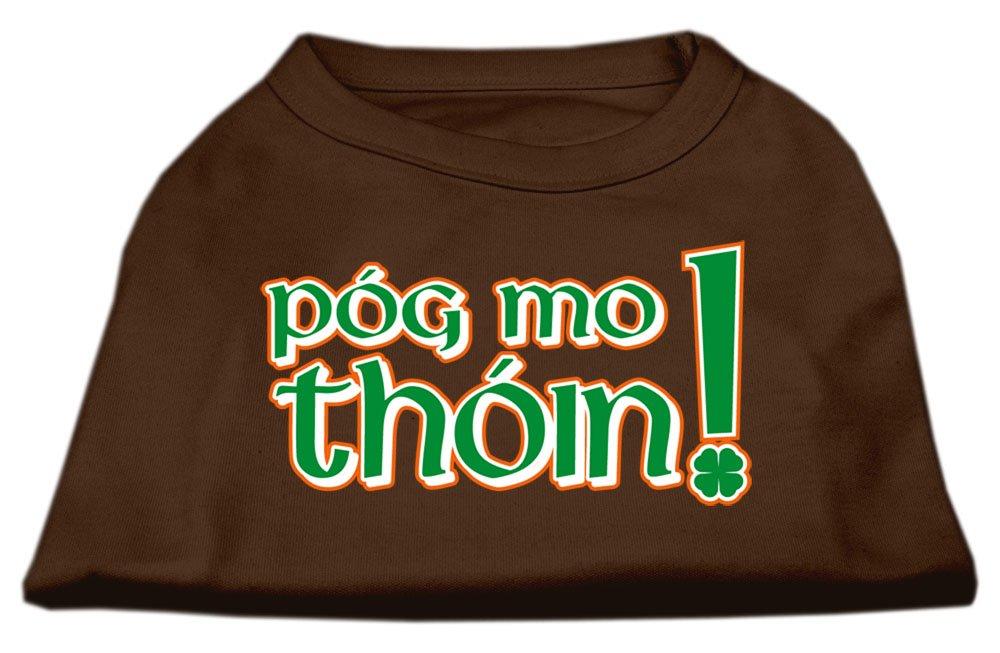 [Australia] - Mirage Pet Products 16-Inch Pog Mo Thoin Screen Print Shirt for Pets, X-Large, Brown 