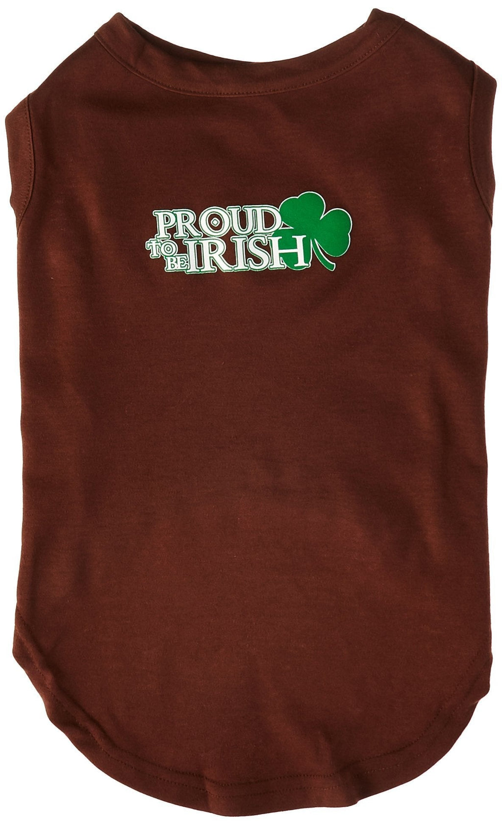 [Australia] - Mirage Pet Products 18-Inch Proud To Be Irish Screen Print Shirt for Pets, XX-Large, Brown 