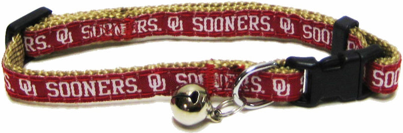 [Australia] - Pets First Collegiate Pet Accessories, Cat Collar, Oklahoma Sooners, One Size 