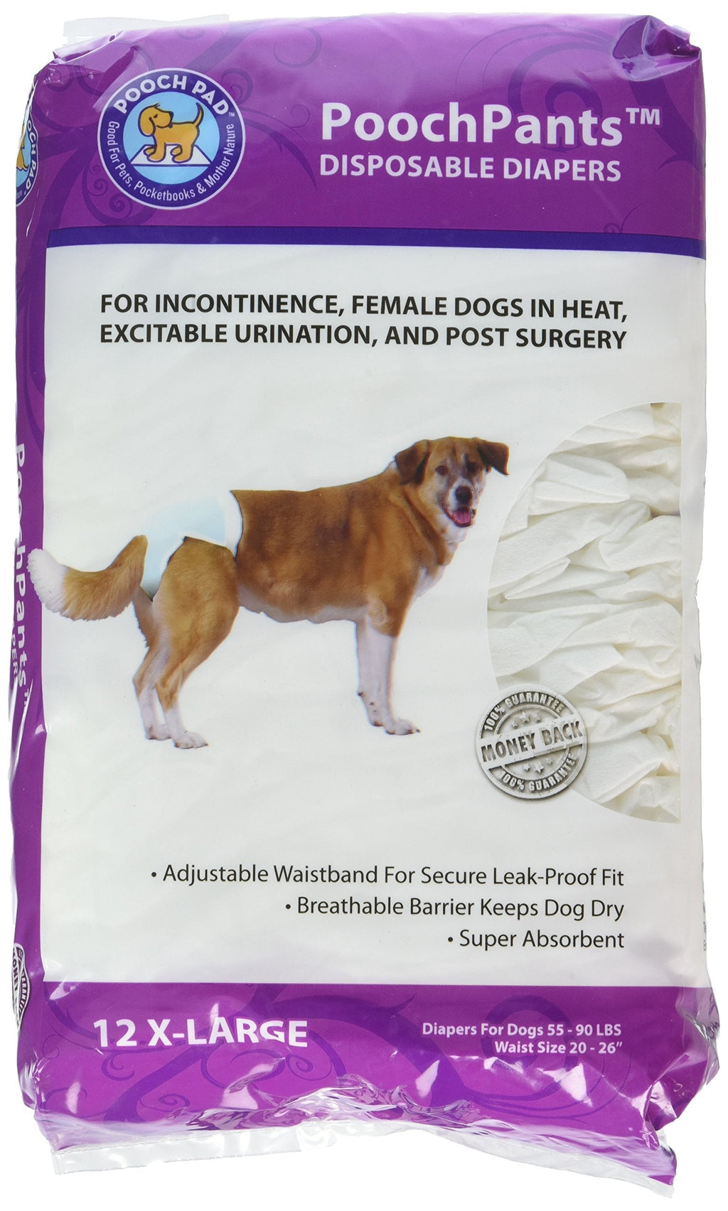 [Australia] - Pooch Pads Disposable Diaper X-Large 