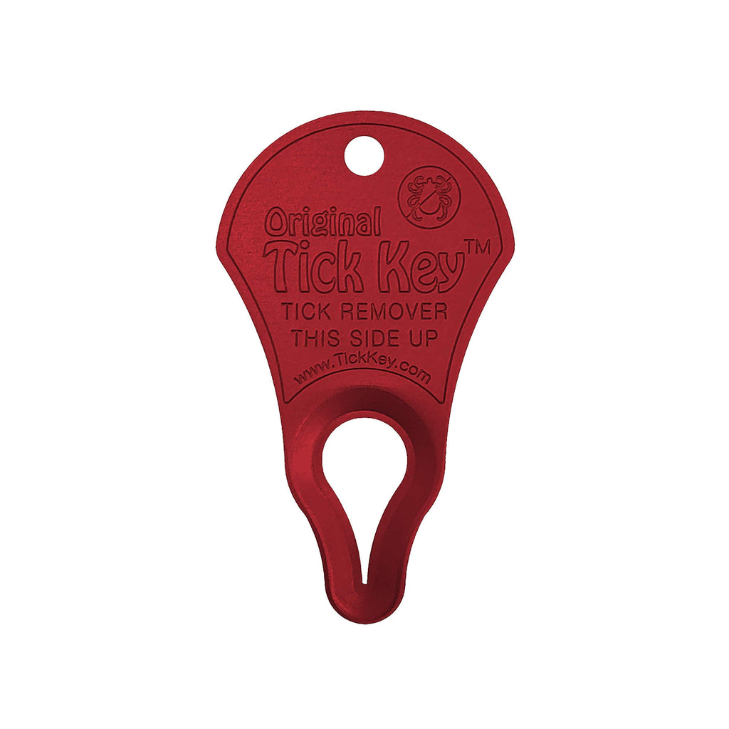 The Original Tick Key -Tick Detaching Device - Portable, Safe and Highly Effective Tick Detaching Tool (Red) - PawsPlanet Australia