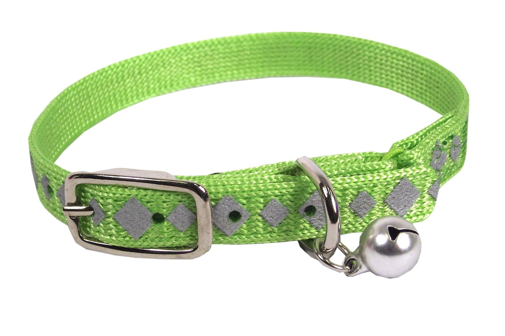 [Australia] - Hamilton Reflective Cat Safety Collar, 3/8-Inch by 10-Inch 3/8" X 14" Lime 