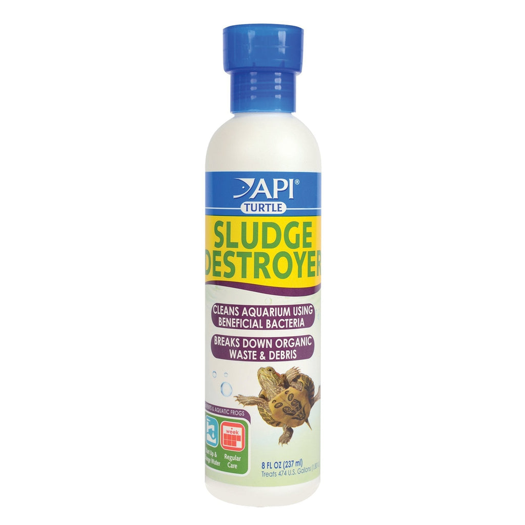 API TURTLE SLUDGE DESTROYER Aquarium Cleaner and Sludge Remover Treatment 8-Ounce Bottle - PawsPlanet Australia