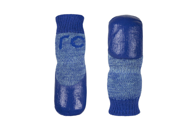 RC Pet Products Sport Pawks Dog Socks, Paw Protection Blue Heather X-Small - PawsPlanet Australia