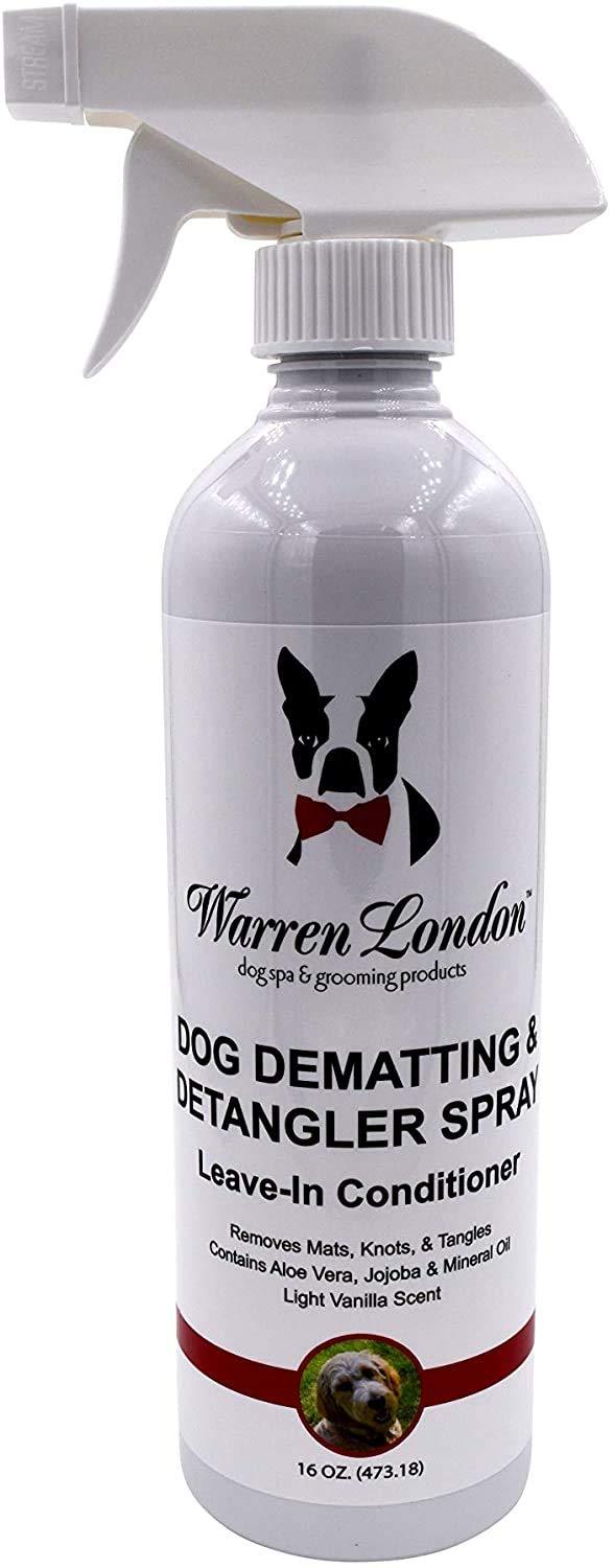 [Australia] - Warren London - Dog Dematting and Detangler Spray - Groomer Formulated For All Coat And Hair Types - 16oz 