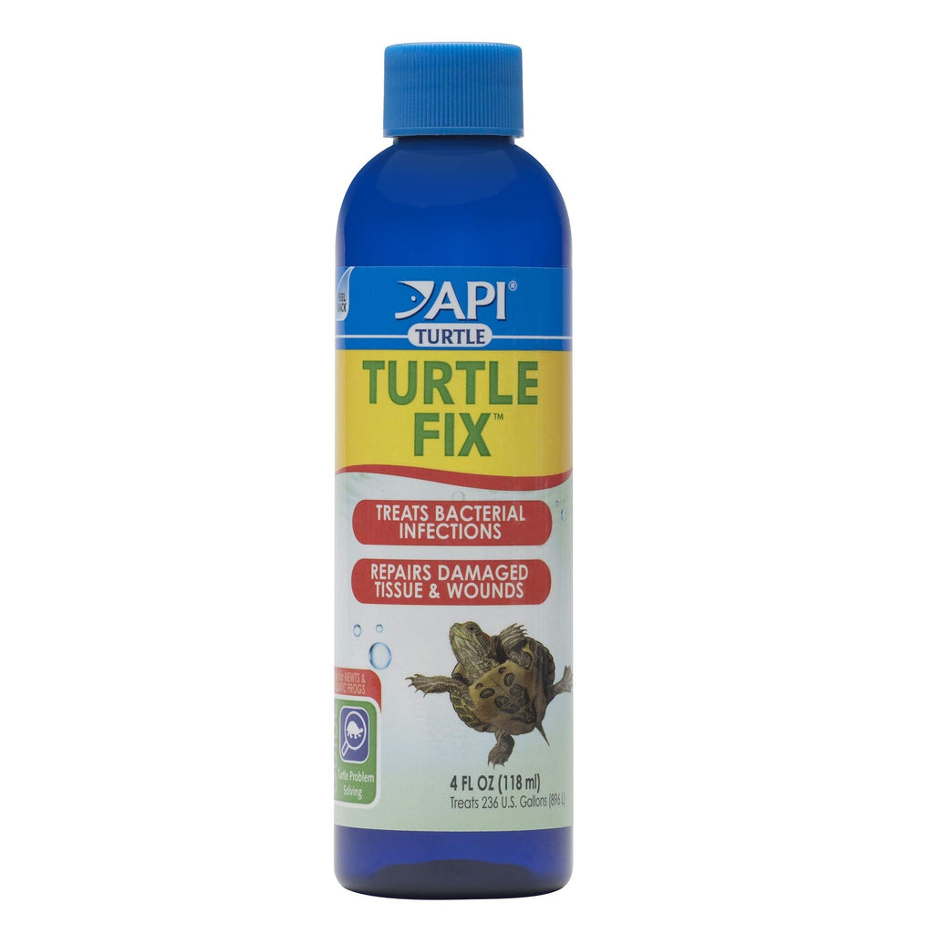 API Turtle Products: Sludge Remover to Clean Aquarium, Water Conditioner to Make Tap Water Safe for Turtles, TURTLEFIX Remedy to treat bacterial infections and repair damaged tissue 4 Ounce - PawsPlanet Australia