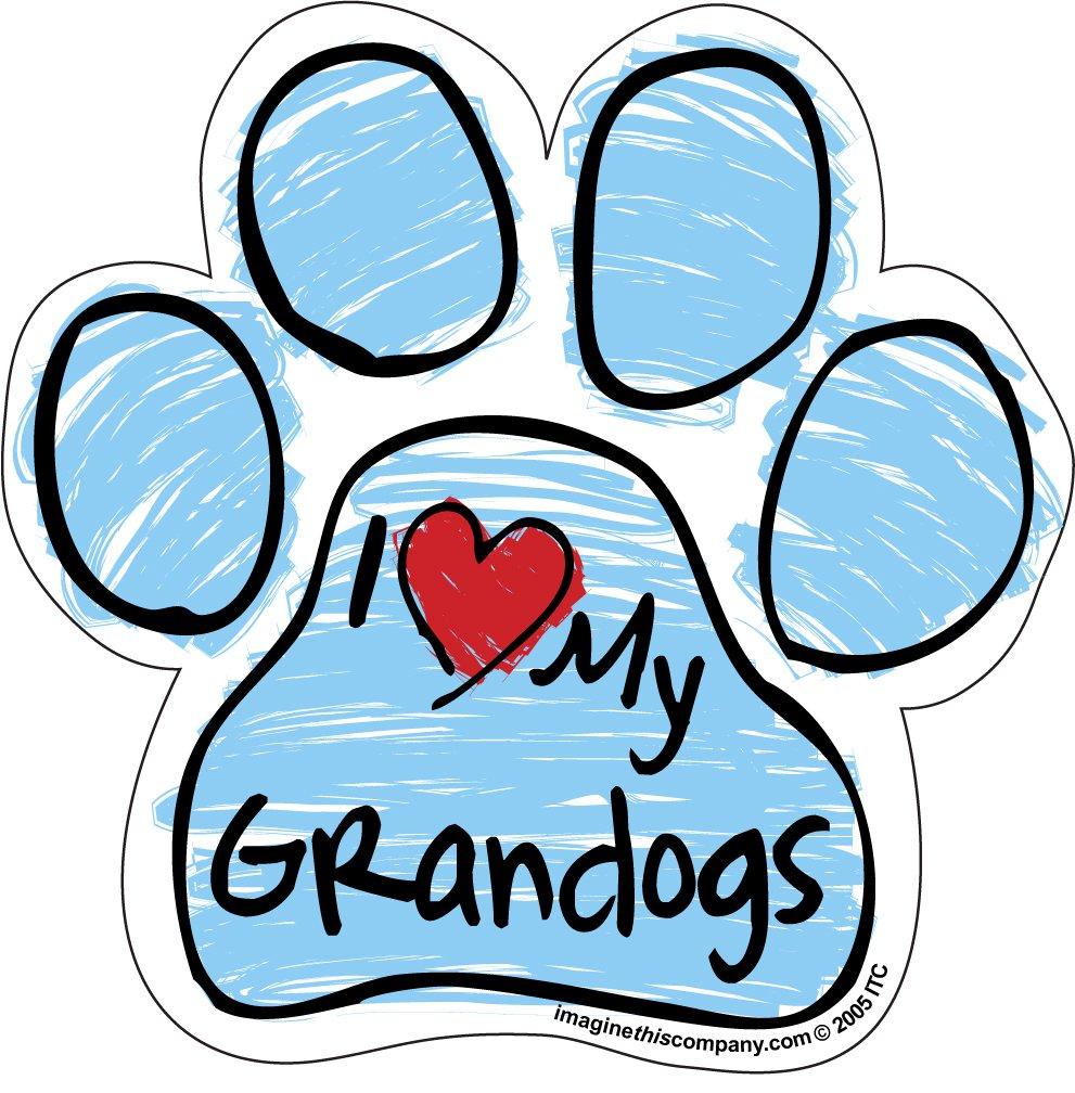 [Australia] - Imagine This Scribble Paw Magnet, Grandog's 