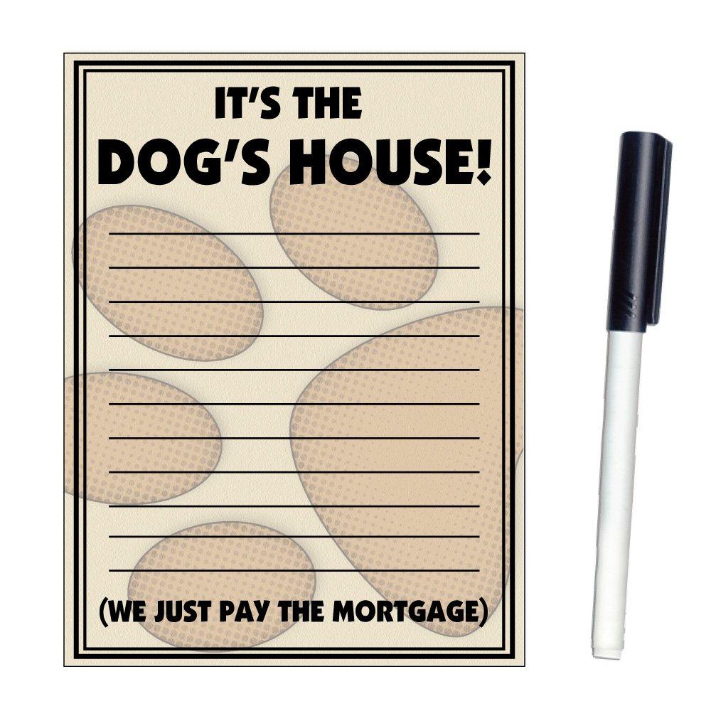 [Australia] - Imagine This Magnetic Dry Erase Board with Dog Day Reminders, It's The Dog's House 