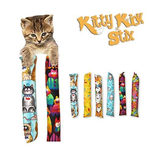 Kitty Kick Stix 11" Catnip Kicker Toys - Set of 2 Cat Kickers, The Original Made in USA - PawsPlanet Australia