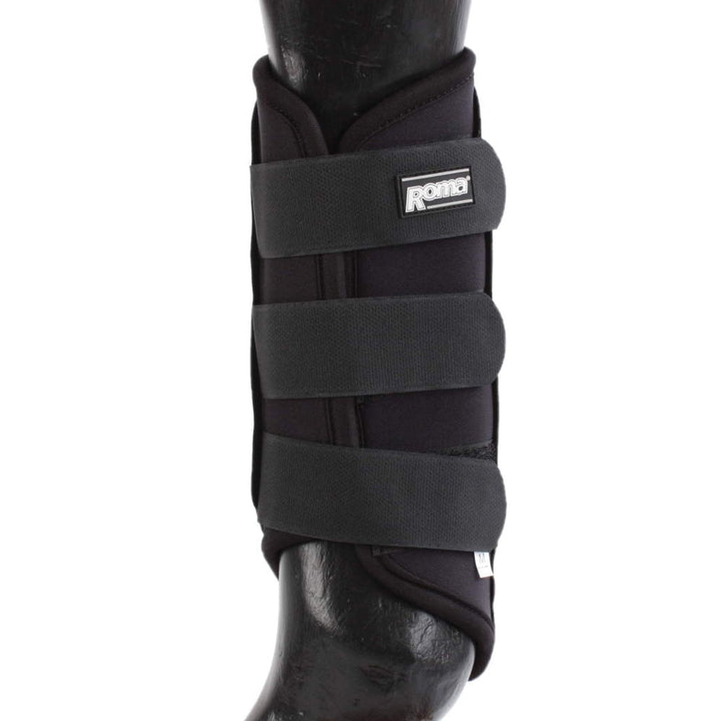 [Australia] - Roma Neoprene Brushing Boots Black Full 