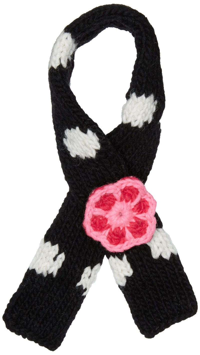 Chilly Dog Scarf for Dogs, Small, Polka Black - PawsPlanet Australia
