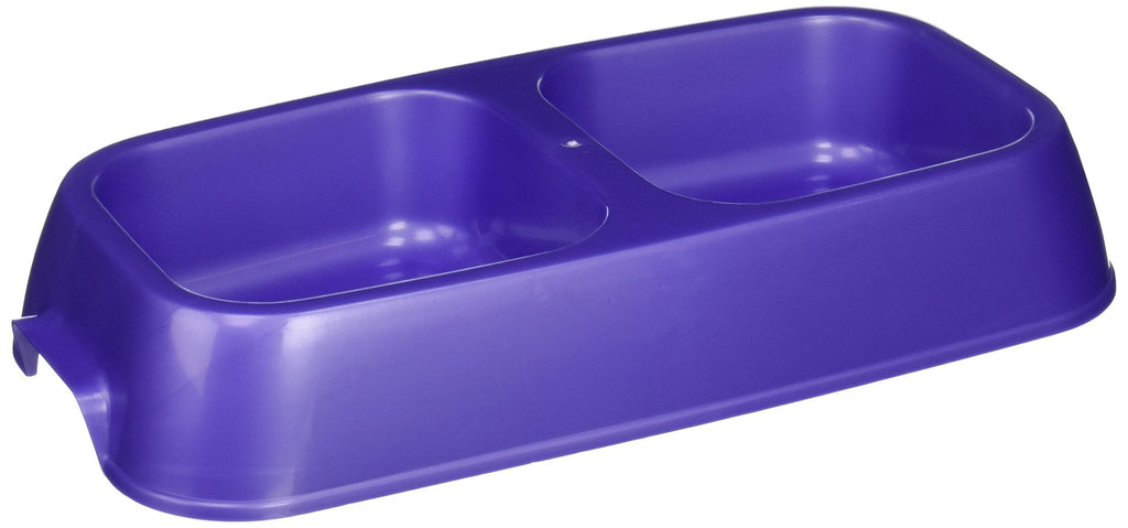 [Australia] - westminster pet products 00442 Medium, Plastic, Raised Double Pet Bowl 