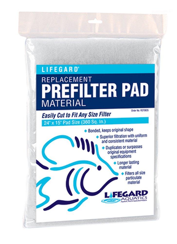 [Australia] - Lifegard Aquatics Bonded Aquarium Replacement Prefilter Pad 24" x 15" 