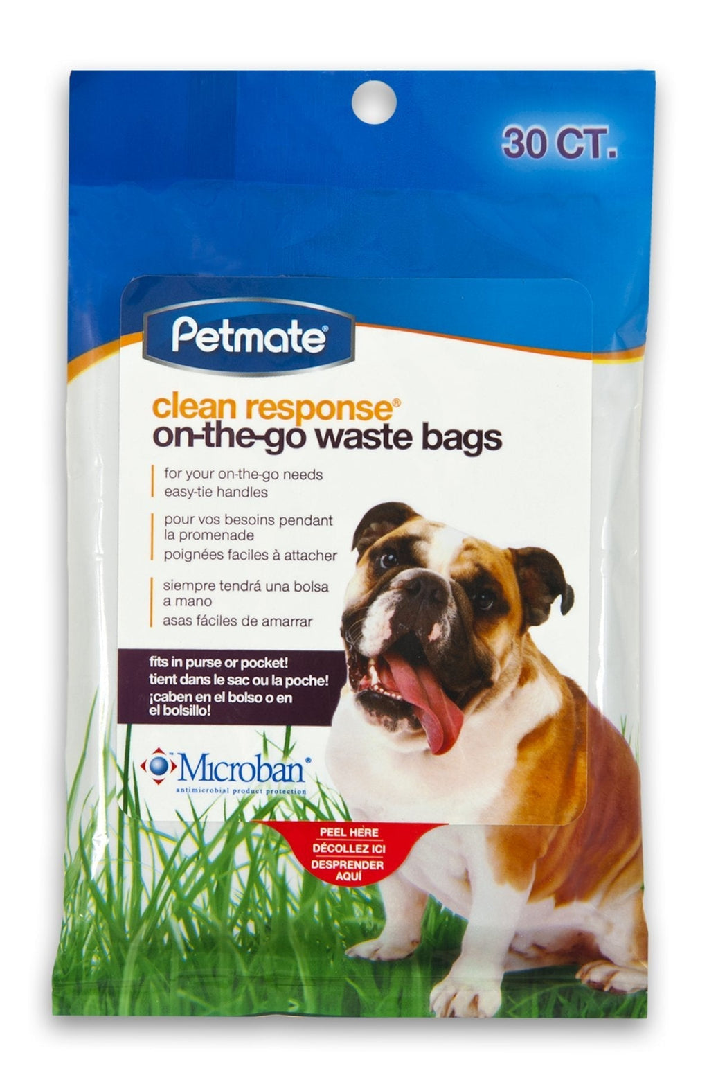 [Australia] - Petmate 71071 30 Count Clean Response On-The-Go Handle-Tie Waste Bags 