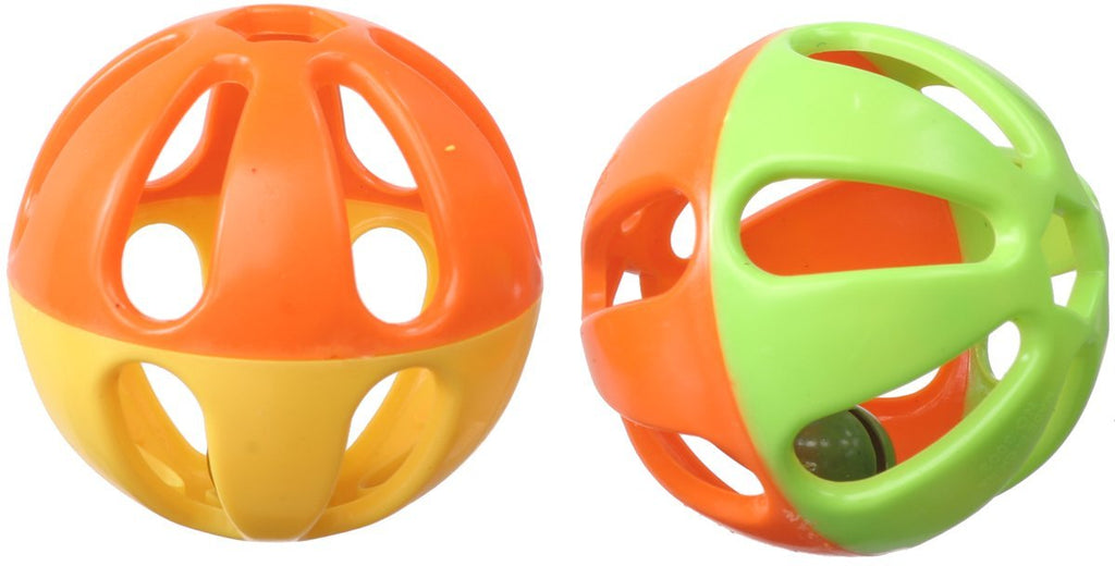 [Australia] - Super Bird Creations Birdie Balls Toy for Birds, 3-Inch, Pack of 4 