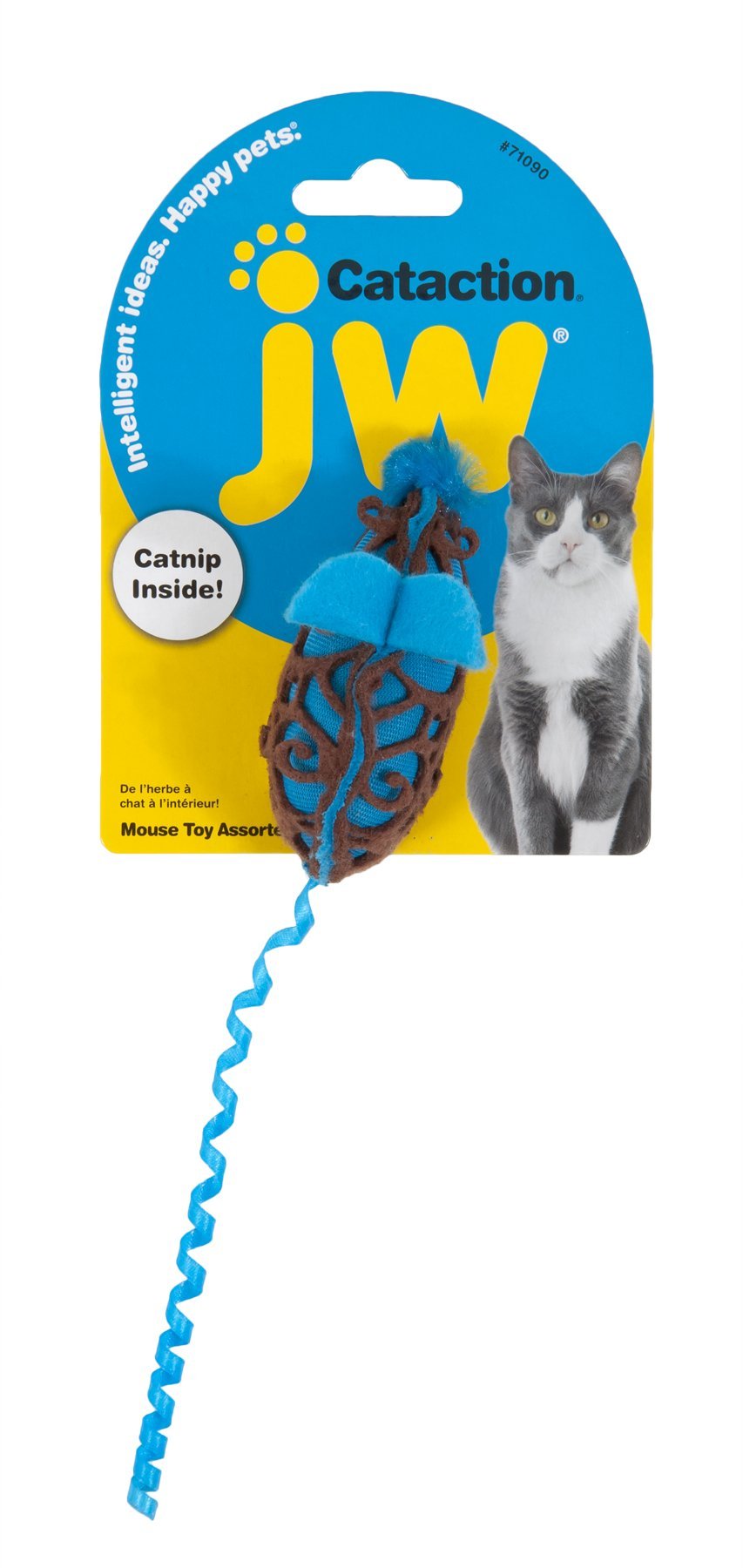 [Australia] - Petmate JW Cataction Mouse Toy, Multicolor 