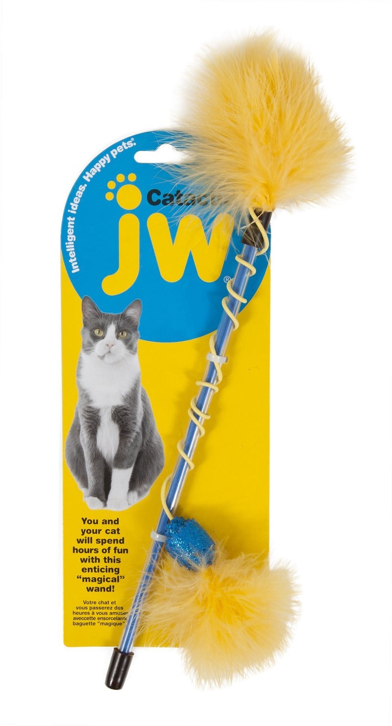 [Australia] - Petmate JW Cataction Feather Wand Toy, Multicolor 